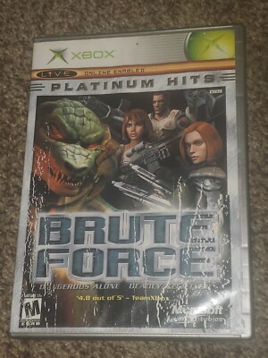 Brute Force (Microsoft Xbox, 2003) Platinum Hits complete