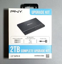 PNY 2TB CS900 2.5” SATA-III SSD Complete Upgrade Kit