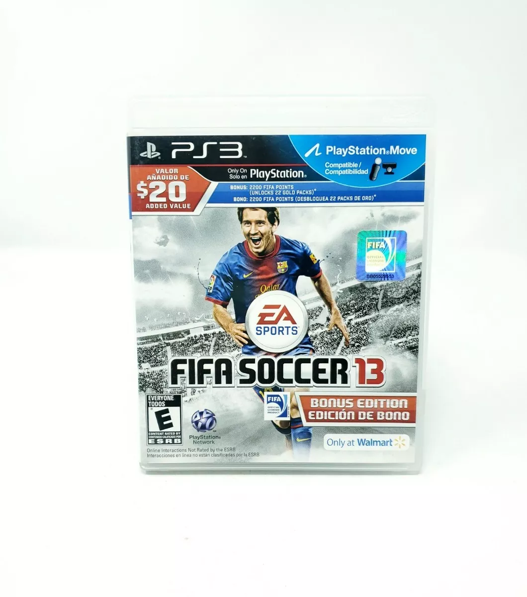 FIFA Soccer 13 (Sony PlayStation 3) PS3 Complete Walmart Edition w/ Manual  14633197570