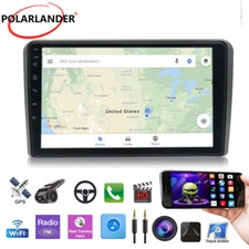 2 Din GPS  Fits  For Audi A3 A4 2002-2012 9 inch Android 9.1 Car Radio Bluetooth