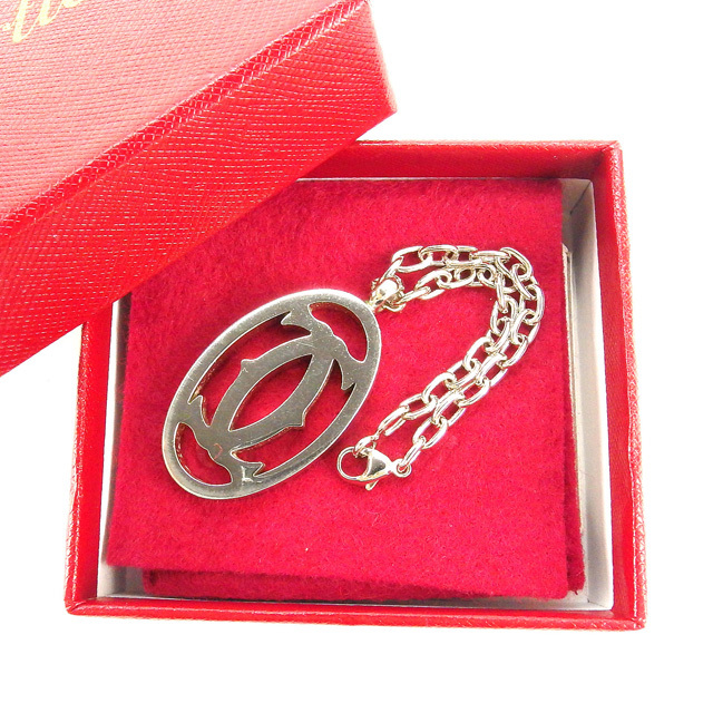 Cartier key ring Key holder Silver Woman Authentic Used