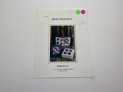 Sekas & Co Quilt Blocks I Counted Cross Stitch Pattern Needlepoint Pattern