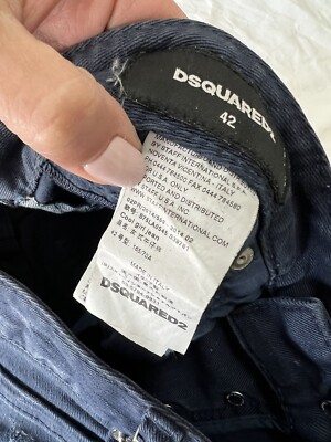 Dsquared2 Cool Girl Cropped Jean in Dark Blue SZ IT 42 | US 6