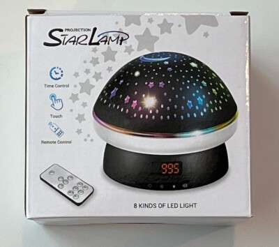 Timer Projection Star Lamp With Remote Control With 16 Colors by Zero One Two