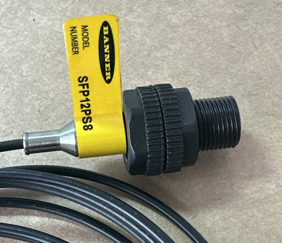 NEW NO BOX- Banner Engineering SFP12PS8 Beam Diameter 9mm IP67 + Warranty 🇺🇸 - Image 2 of 3