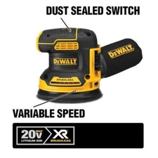 DeWalt DCW210B 20V MAX XR 5 in. Random Orbital Sander (Tool Only) New FREE SHIP