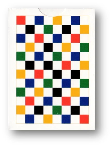 Checkerboard Jugando a las Cartas - Multicolor Poker Juego de Cartas Cardistry - Imagen 2 de 4