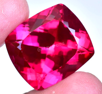 Natural Red Ruby 61.30 Ct Cushion CERTIFIED Gigantic Stunning Loose Gemstone