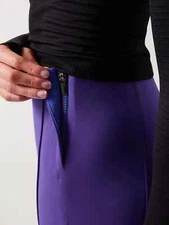 $179 Athleta  Glacier Snow Skinny Pant II, Purple Ski Pants Winter , Size 6  NWT