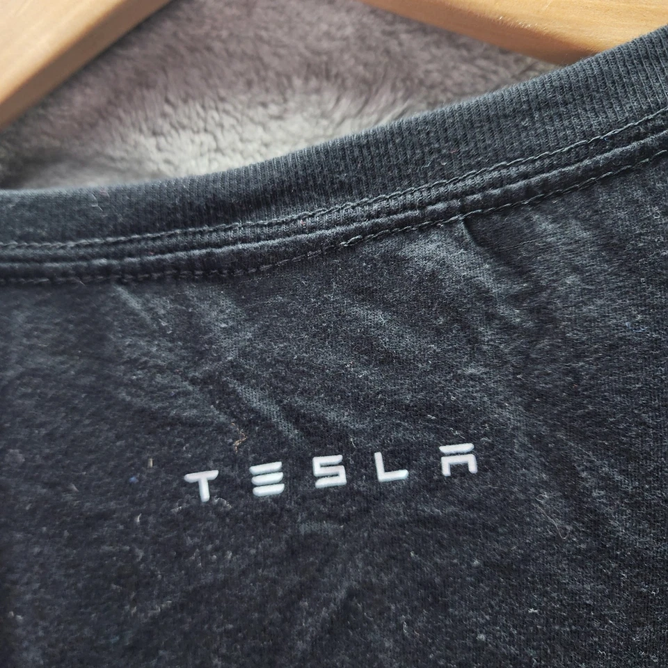 Camiseta Tesla Megafactory Negra 3XL Unisex Empleado Exclusivo Tecnología Gráfico Foto 4 de 4