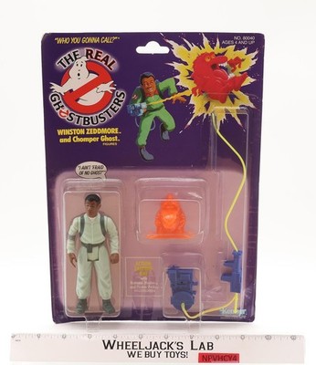 Winston Zeddemore Chomper Ghost The Real Ghostbusters 1987 Kenner NEW SEALED