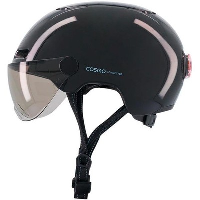 Cosmo Connected Fusion Urban Helm Anthrazit Glanz Blitz. integre av. reg