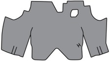 Trunk Mat For 1973-1977 Pontiac Firebird Die Cut Tm Vinyl Complete 1pc