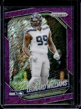 2025 Panini Prizm Leonard Williams Purple Shimmer #/15 Seahawks