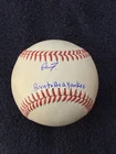 ELMER RODRIGUEZ AUTOGRAPHED SIGNED RAWLINGS OML BASEBALL JSA YANKEES INSCRIBED