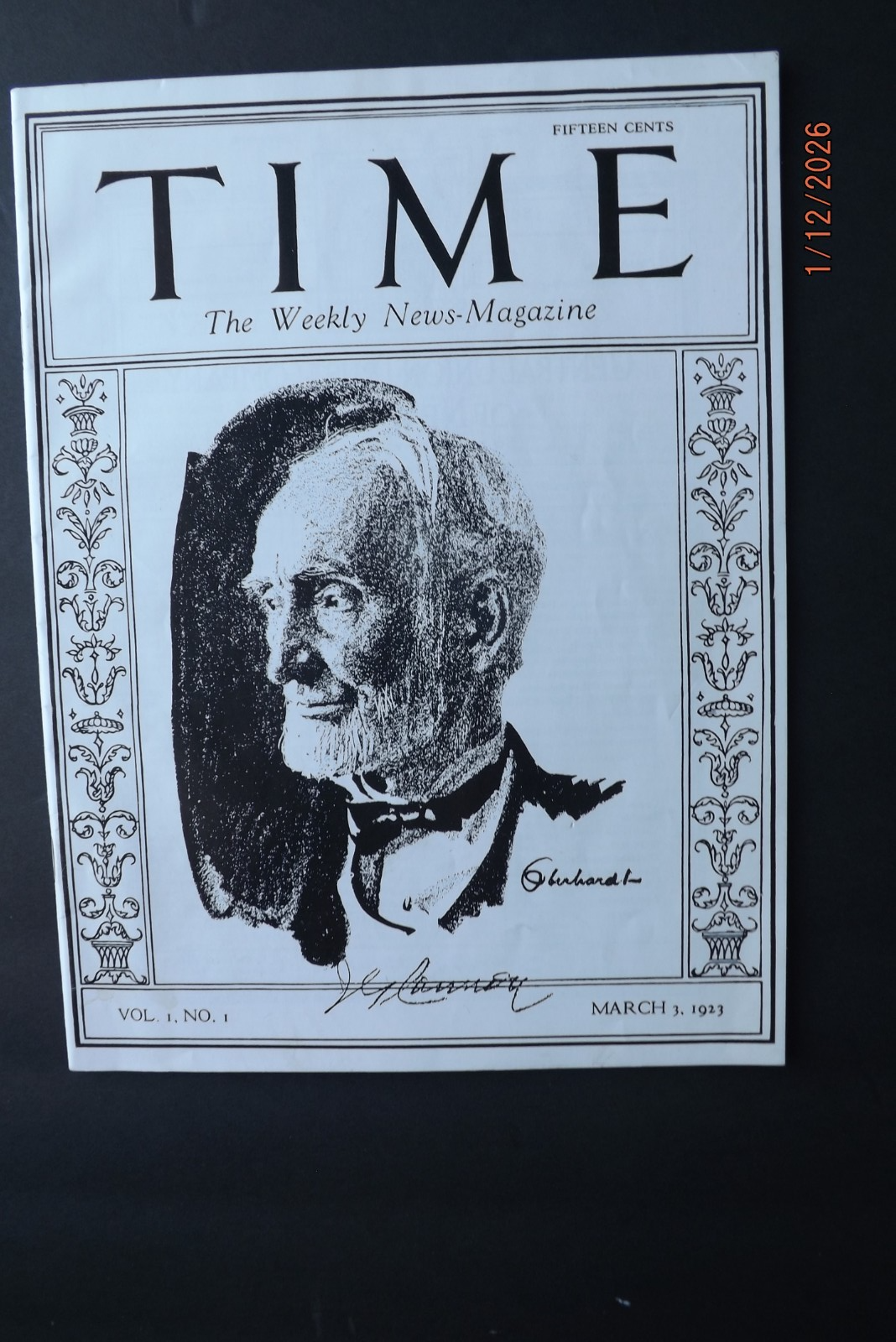 Time Magazine - First Issue Reproduction - March 3, 1923 | eBay