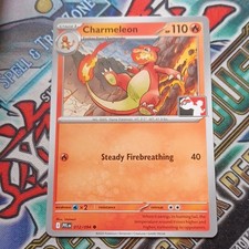 Pok mon TCG Charmeleon 012/094 Prize Pack 9 Stamped Common