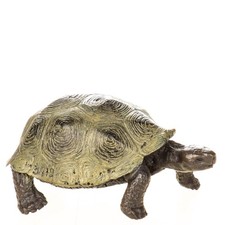 Farbige Bronze Skulptur Schildkröte Wiener Art nach Franz Bergman