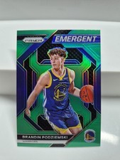 Brandin Podziemski  2023-24 Prizm - Emergent Green rookie