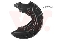Spritzblech Bremsscheibe VAN Wezel 5766371 FüR VW Golf 7 5G1 BQ1 BE1 BE2 Variant
