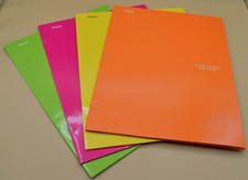 Lot Of 4 Mead Five Star 4 Pocket Laminated Paper Folder