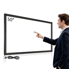 Bosunre 50 Inch IR Touch Frame, 20 Points Infrared Screen 50, Black