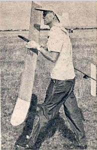 Aeromodeller Model Airplane Plans, Thermalnose A/2 Towline Glider Jan 1964