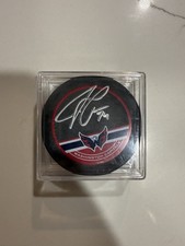 Washington Capitals Signed John Carlson Puck Signature Series Limited Edition