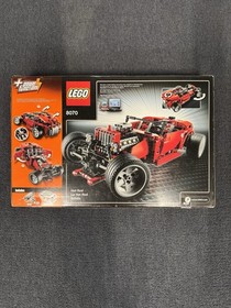 LEGO Technic 8070 Supercar Power Functions Battery Powered 1281pc Box