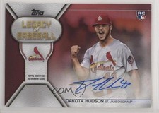 2019 Topps Legacy of Baseball Series 2 Red 3/25 Dakota Hudson Rookie Auto RC 0x1