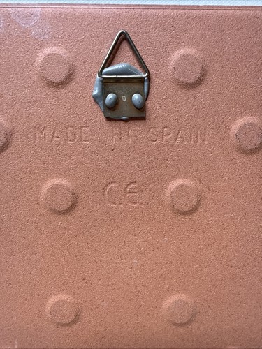 Spanish Ceramic Wall Tile Plaque w Thermometer Boix-Cervera Made in Spain - 第 4/6 張圖片