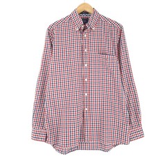 GANT Men Pinpoint Oxford Plaid Button-Up Shirt Long Sleeve Cotton Regular Fit M