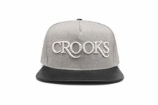 Gray Crooks & Castles New Era Cap With Black ...
