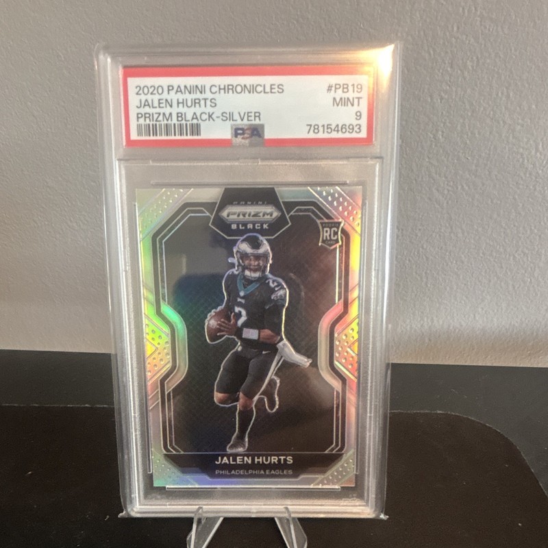 2020 Panini Chronicles Prizm Black Sliver Jalen Hurts #PB-19