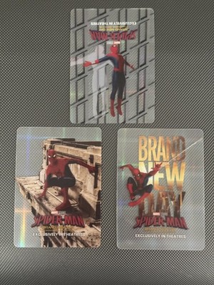 Marvel Spider-Man Brand New Day Movie Promo Set - 3 see through cards