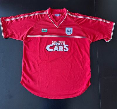 Cardiff City XARA Soccer Fußballtrikot - Ken Thorne -  Worlds of Cars - Gr.L