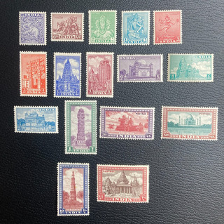 DEFINITIVE STAMPS ARCHEOLOGICAL AND HISTORICAL SET M/M 1949 SG309/324 .Cat 325