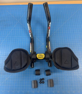 Profile Designs Ironman Triathlon Carbon Stryke Aero Bars, NEW, 31.8mm/26.0mm
