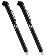 UNCO- Pencil Tire Pressure Gauge, 2 Pack, 10-75 PSI, Black - Air Gauge for Ca...