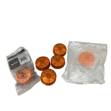 Truck-lite 1050a-3 Amber 2.5 Round Marker Lights Imperial Led - Set Of 6