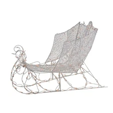 Northlight 48" Lighted Crystal 3-D Christmas Sleigh Outdoor Decoration