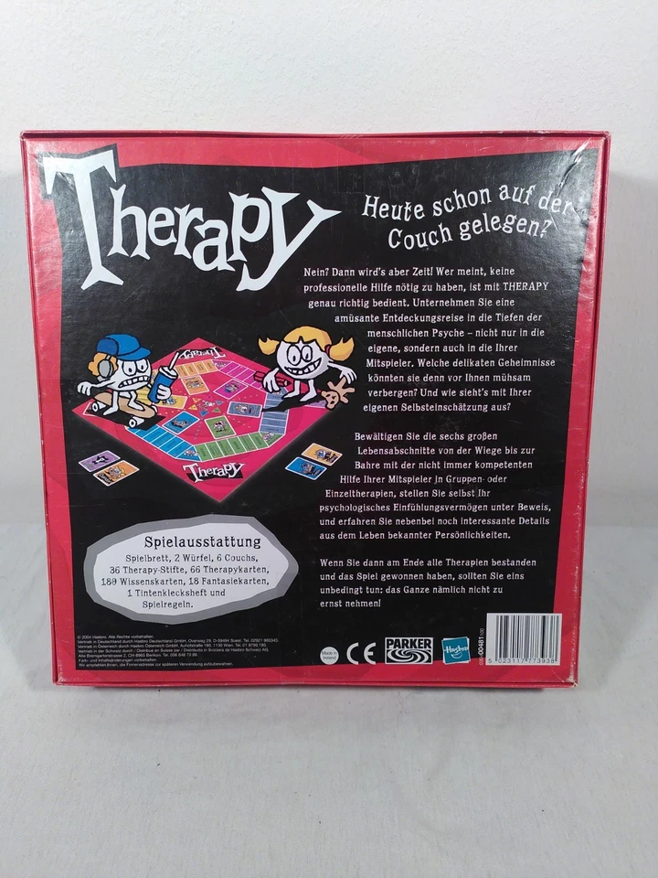 Therapy 3. Edition rot - Brettspiel von  Parker Gesellschaftsspiel komplett - Bild 2 von 4