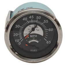 Teleflex Boat Multifunction Speedometer Fuel Gauge 69264F | 3 1/4 Inch