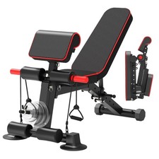 Adjustable Weight Bench,Utility Workout Bench Foldable Incline Decline Benche...