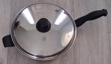 Cutco 5 Ply Aluminum Core Skillet Frying Pan With Lid Made in USA. 11.5โ