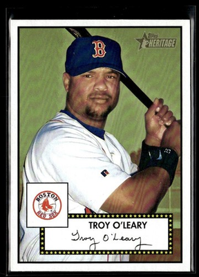 #ad 2001 Topps Heritage SP Troy O#x27;Leary Boston Red Sox #313 $1.99