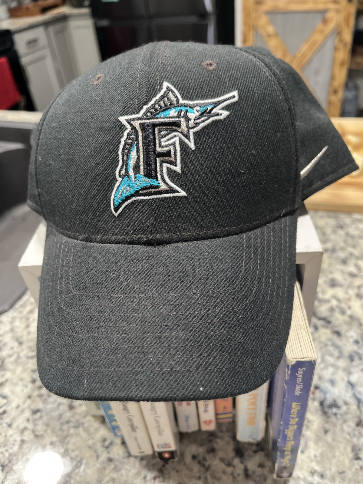 Vintage Nike Team Florida Marlins Hat Cap Strapback MLB Baseball
