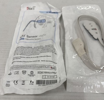 Masimo REF 3756 - O3 Sensor rSO2 Adhesive Sensor   40 kg 12/2024(pack Of 10)