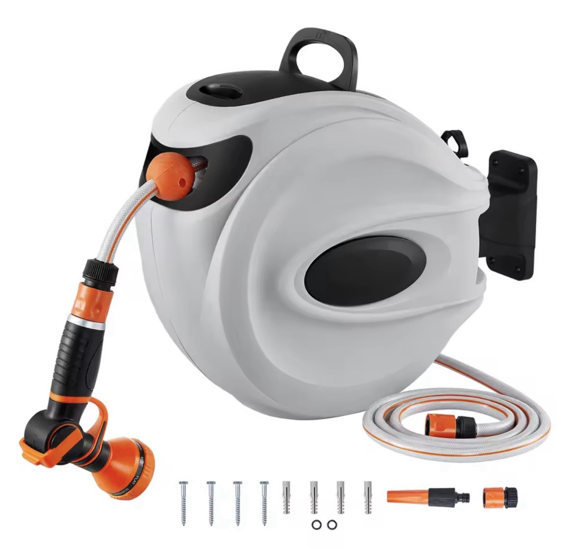 Avvolgitubo Automatico Retrattile 20m | Design Salvaspazio per Giardino