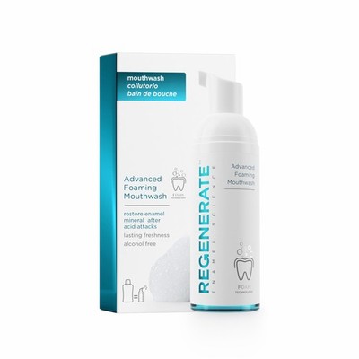 Regenerate Advanced Foaming Mundspülung Mundspülung stellt Zahnschmelz wieder her für dauerhafte
